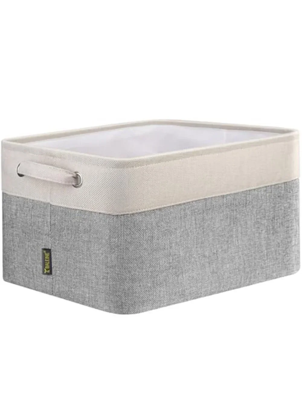 1 Pack Fabric Closet Storage Bins for Shelves Linen Organizers (Grey, 12